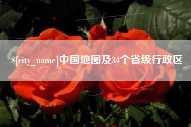九江中国地图及34个省级行政区