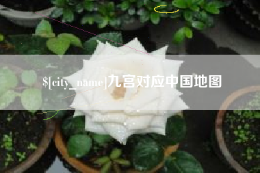 九江九宫对应中国地图
