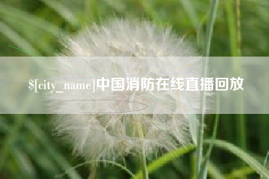 九江中国消防在线直播回放