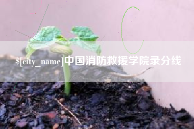 九江中国消防救援学院录分线