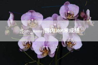 九江国内5000米成绩
