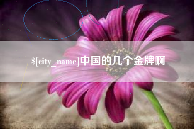九江中国的几个金牌啊