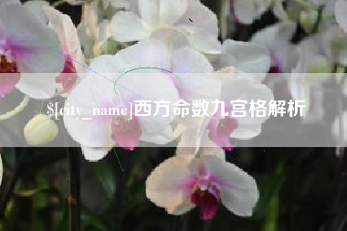 九江西方命数九宫格解析