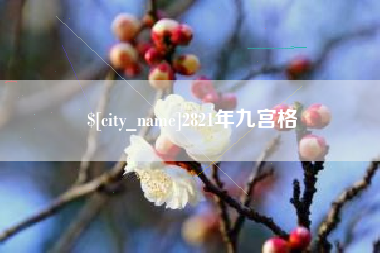 九江2821年九宫格