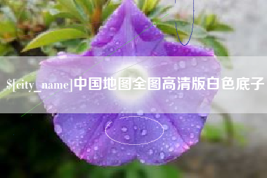 九江中国地图全图高清版白色底子
