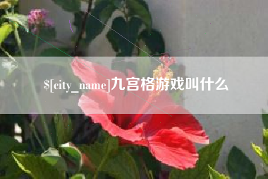 九江九宫格游戏叫什么