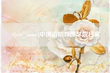 九江中国消防救援学院日常