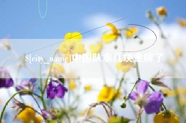 九江中国队拿几块金牌了