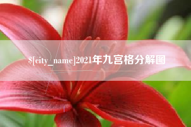 九江2021年九宫格分解图