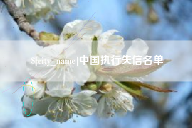 九江中国执行失信名单