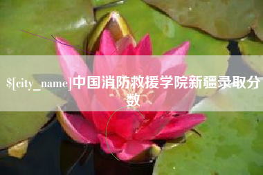 九江中国消防救援学院新疆录取分数