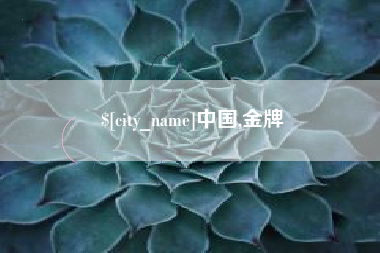 九江中国,金牌