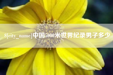 九江中国5000米世界纪录男子多少