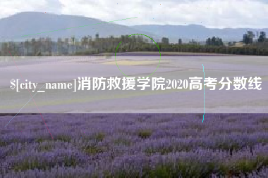 九江消防救援学院2020高考分数线