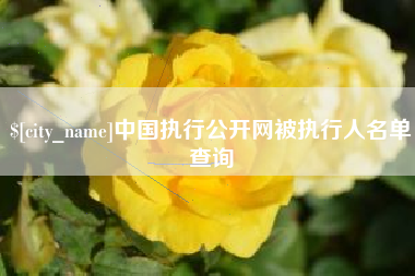 九江中国执行公开网被执行人名单查询