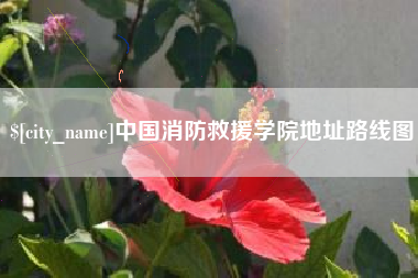 九江中国消防救援学院地址路线图