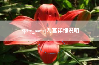 九江九宫详细说明
