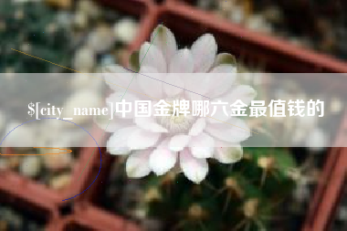 九江中国金牌哪六金最值钱的