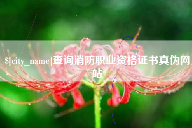 九江查询消防职业资格证书真伪网站