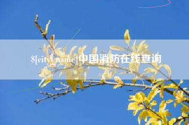 九江中国消防在线查询