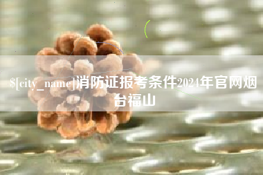 九江消防证报考条件2024年官网烟台福山
